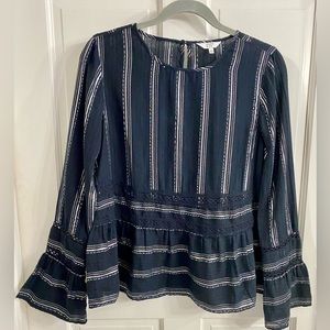 Crown & Ivy bell sleeve top
